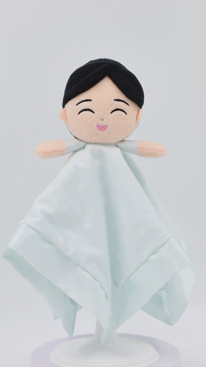 Baby Lovey Kai Boy (Grey Hearts)